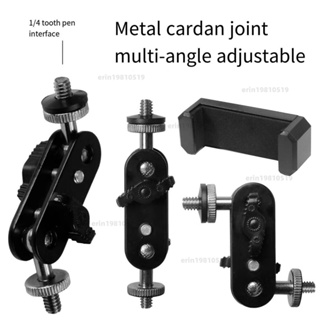 通用手機直播支架頂拍支架 EVF 支架多角度可調支架 LED 燈手機頂拍配件