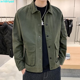 臺灣之光男外套 工裝夾克 秋裝上衣 運動上衣 男士休閒衣服 春秋外套 男秋季韓版潮流工裝夾克 男新款男裝秋裝