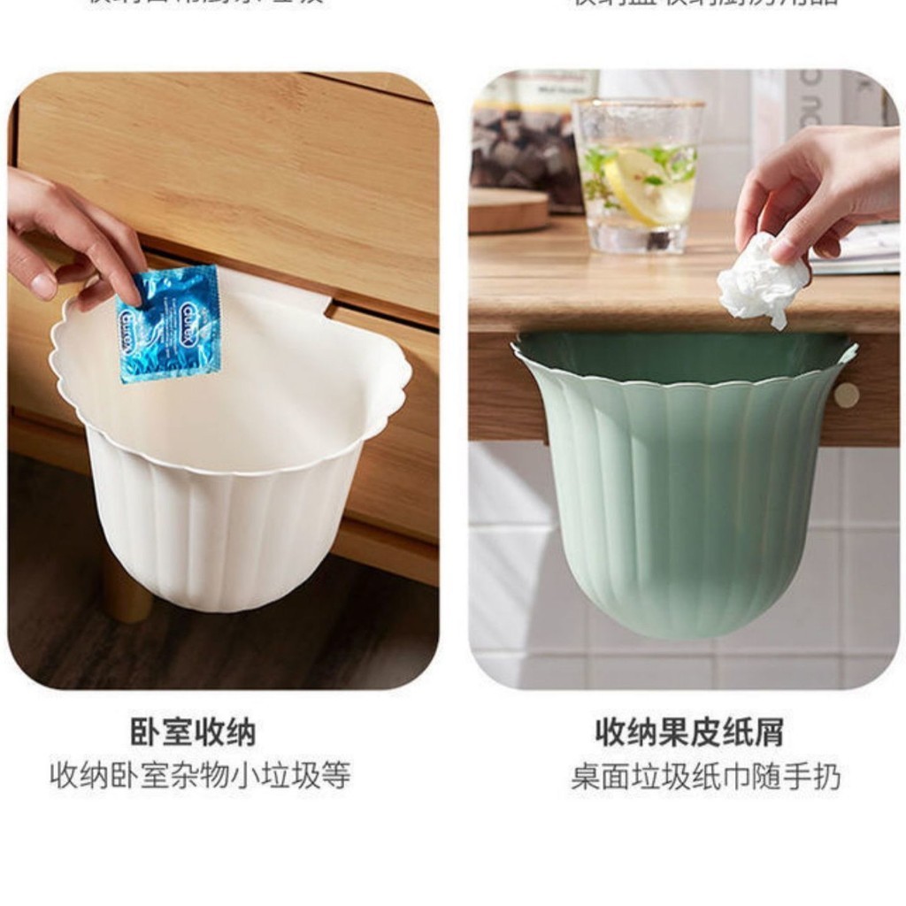 優質精選🎀新款日式創意懸掛式垃圾桶高顏值家用廚房壁掛式垃圾筒各種神器