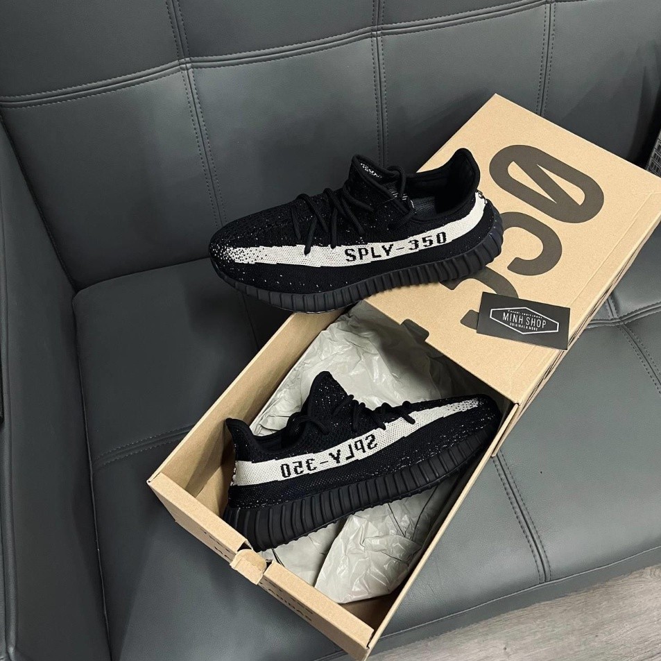 Adidas Yeezy Boost 350 V2 黑白 運動鞋 椰子鞋 BY1604