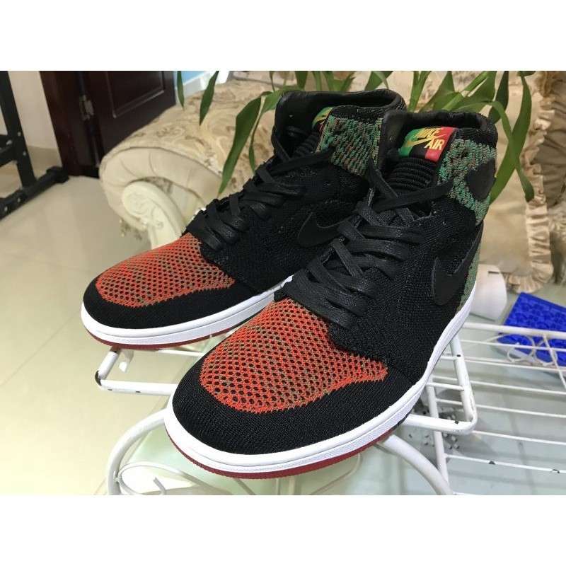 Air Jordan 1 Flyknit BHM AJ1 黑紅綠 編織 黑人月 籃球鞋 AA2426-026