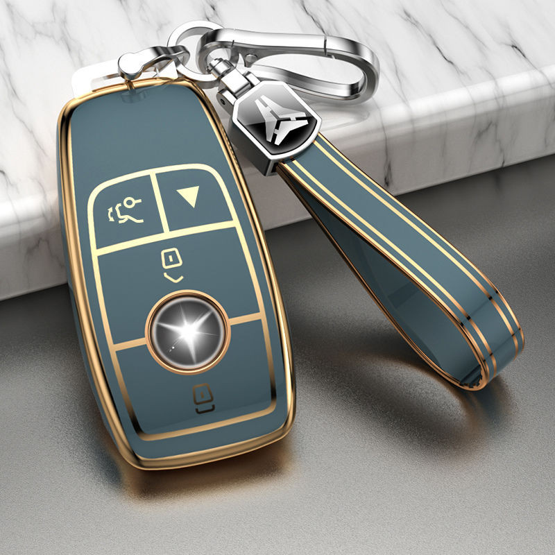 熱賣 Benz 賓士鑰匙套 鑰匙皮套 Benz鑰匙殼 Benz W205 W204 GLC A180 e300 鑰匙包