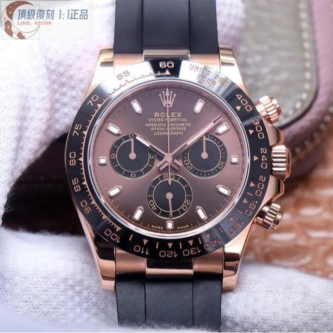 高端 N廠ROLEX腕錶勞力士手錶士迪通拿V8最終版本1165204130機芯三眼時針腕錶男士腕錶機械手錶多功能手錶