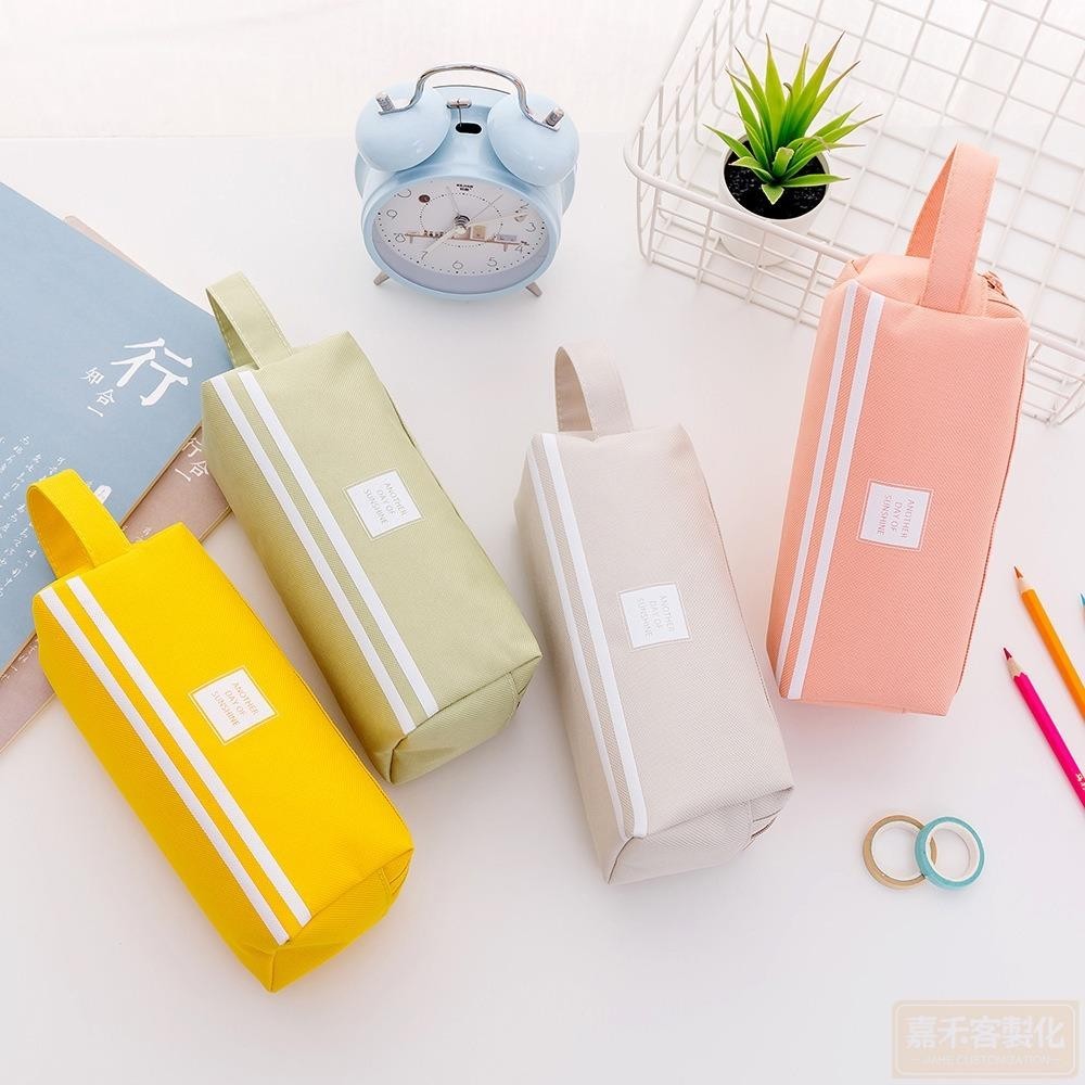 【全場客製化】【文具盒】日系筆袋 學生文具袋 創意 大容量 學生男女新款鉛筆袋 學習用品訂製
