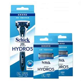 Schick Hydro 舒適水次元5刮鬍刀組 一刀架九刀片 D208576 COSCO代購