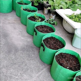 店長推薦🔥種植箱陽臺樓頂種菜盆無紡佈種植袋多花盆美植袋蔬果月季育苗盤 6IHU