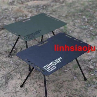 <😴💤.熱銷推薦】戶外露營鋁合金輕量化戰術桌折疊桌子便攜式置物架黑化風餐桌野餐