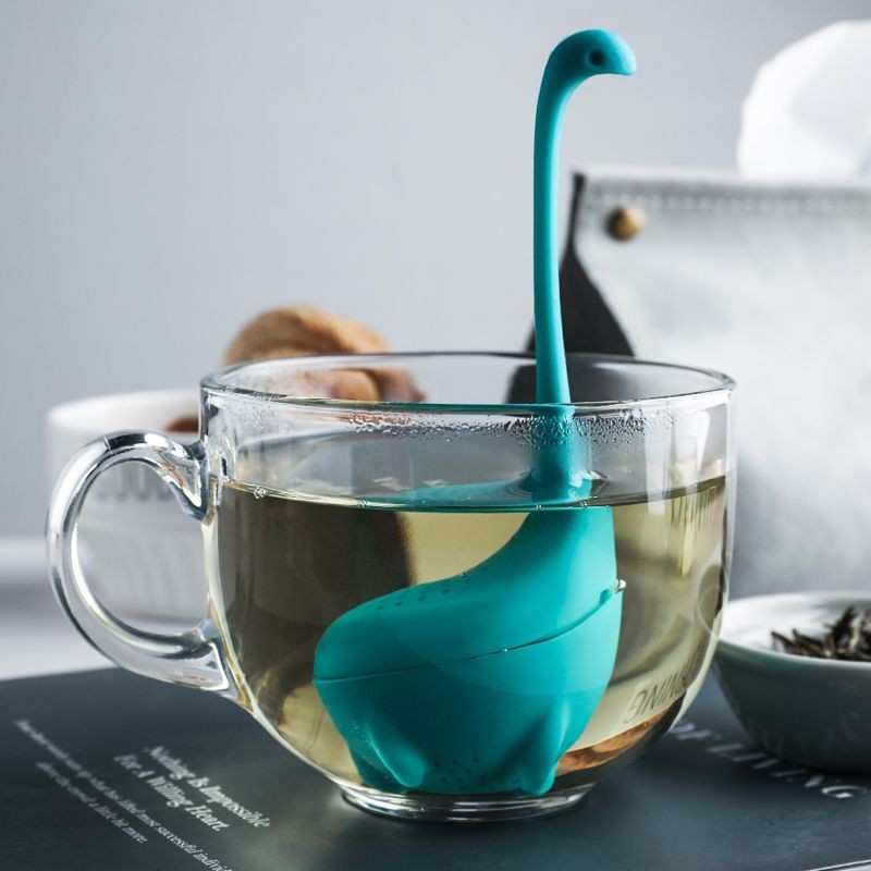 【尼斯湖水怪】泡茶器創意 茶葉過濾器 可愛茶漏茶包袋茶具泡茶神器