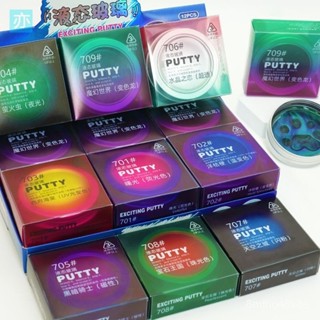 🌸臺灣·出貨🌸液態玻璃變色炫彩史萊姆非牛頓流體兒童安全無毒減壓玩具彈跳泥 液態玻璃 史萊姆 炫彩 解壓 非牛頓流體
