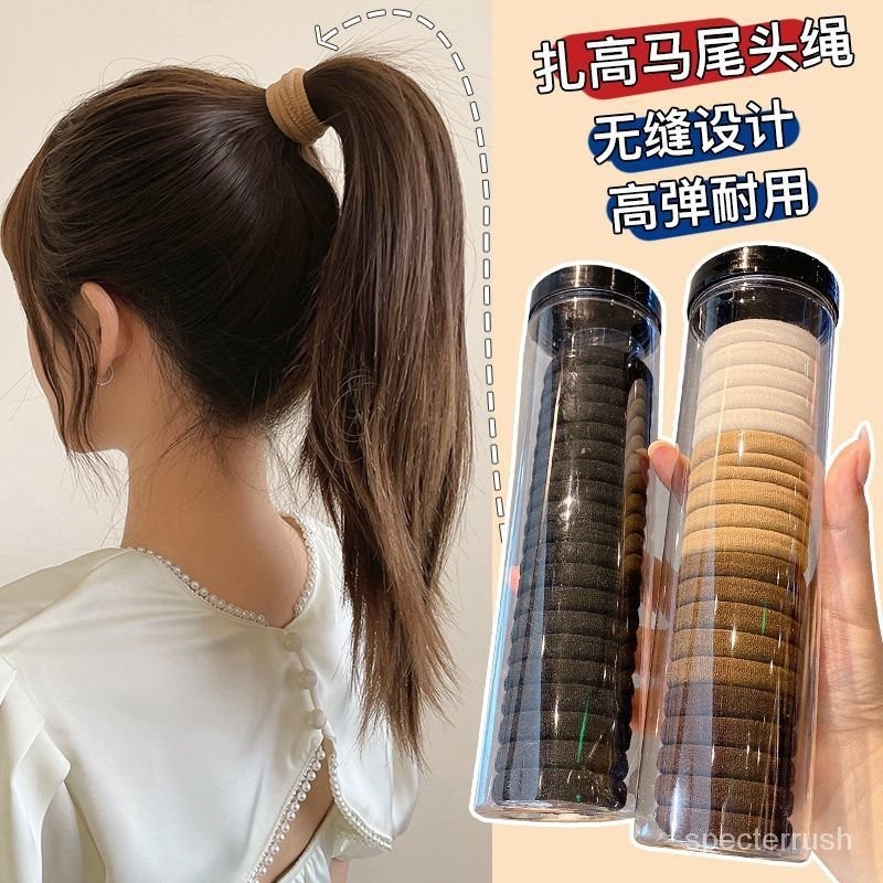 臺灣熱銷✨髮圈不傷髮頭繩皮筋女紮頭2023年新款成人不勒頭髮髮繩橡皮筋髮飾 2BSD