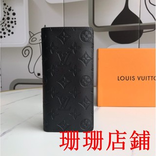 珊珊二手/LV長夾 皮夾 錢包 錢夾 經典款皮夾 Monogram 壓紋零錢包 長款皮夾 男用長夾多卡位長夾經典