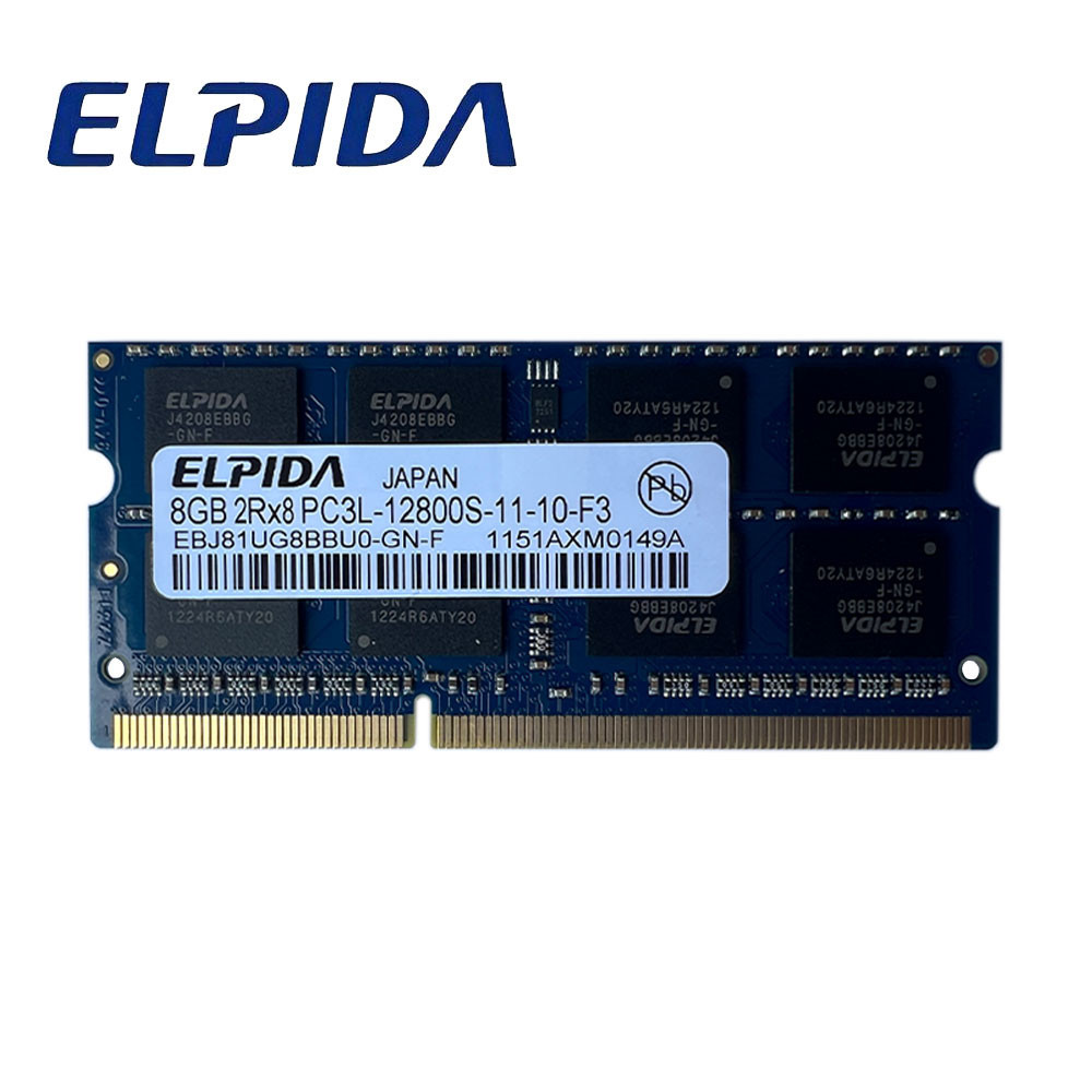 ✦【熱賣】ELPIDA Ddr3 ddr3l 4gb 8gb 筆記本內存 1600mhz 133