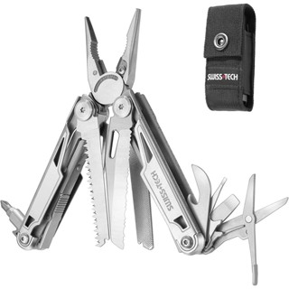 🔰花男宅急店 🚨隔日到貨【全新正版】Swiss+Tech 16合一 不鏽鋼 多功能 工具組 老虎鉗 十字起子 剪刀