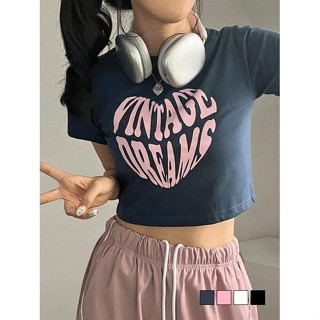 Codibook｜韓國 gifteabox 經典LOVE印花拼色長袖棉T恤［預購］短袖上衣 女裝