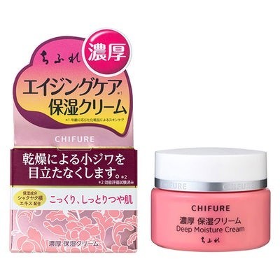 日本 CHIFURE化妝品  面霜 濃厚保濕面霜 Deep moisture cream 54g  KO