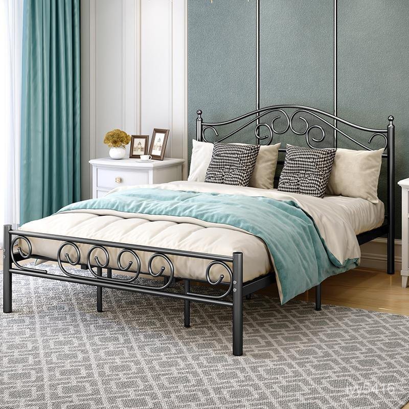 床架✨ 鐵製床架 鐵架床架 法式床 鐵架床架雙人 歐式床 雙人床 單人床架 現代床架 臥室床 鋼架床