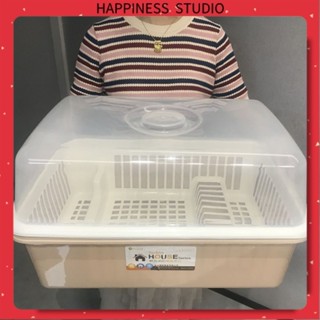 🔥實拍免運🔥碗盤收納 碗盤瀝水架 防塵收納盒 餐具收納碗筷收納盒放碗箱瀝水碗架帶蓋置物餐具超大碗碟架特大號塑膠碗櫃
