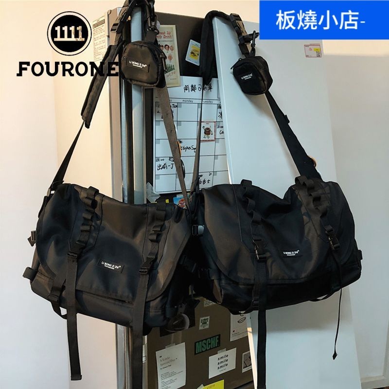 斜挎包 郵差包 側背包 月牙包 餃子包 手提袋 單肩包男 側肩包 大容量包包 斜背包男 郵差包男 FOUR ONE日系i