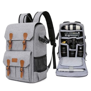 （相機專用）相機包 數碼攝影包 相機後背包 單反相機包卡芮爾專業級相機雙肩攝影包大容量相機包電腦背包戶外旅行多功能