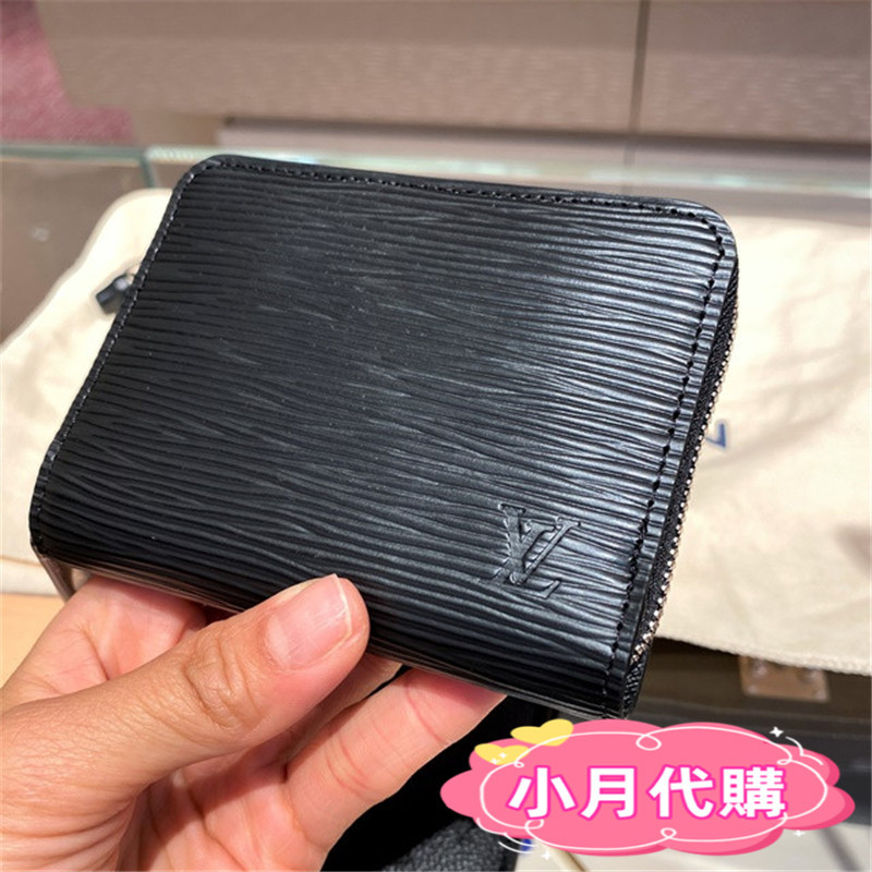 菲菲二手/Louis Vuitton 路易威登 LV Zippy 黑色 EPI牛皮 拉鏈零錢包 M60152 拉鏈卡包