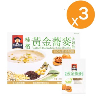 桂格 無糖黃金蕎麥多穀飲 28公克 X 50入/組 三組 W101776