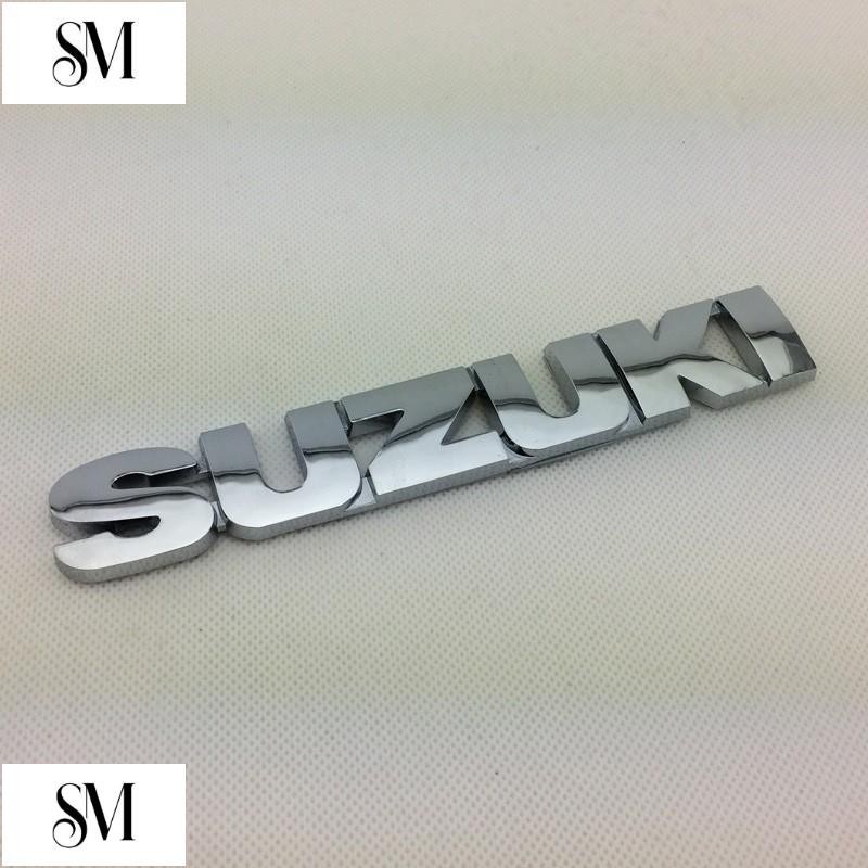 【SYM】1 X ABS SUZUKI字母徽標汽車SUZUKI的汽車後備箱標誌徽章貼紙貼花