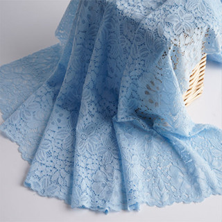1米5寬蕾絲佈料質感立體刺繡夏季服裝服飾麵料窗簾手工製作輔料Q2PH