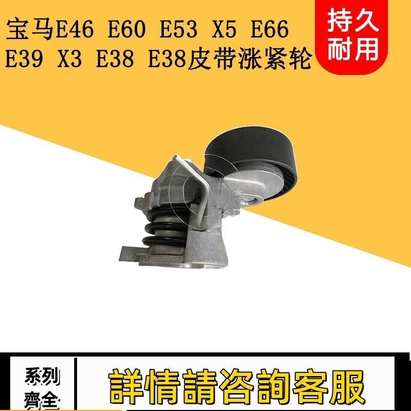 適用寶馬E46 E60 E53 X5 E66 E39 X3 E38皮帶漲緊輪漲緊器調整器