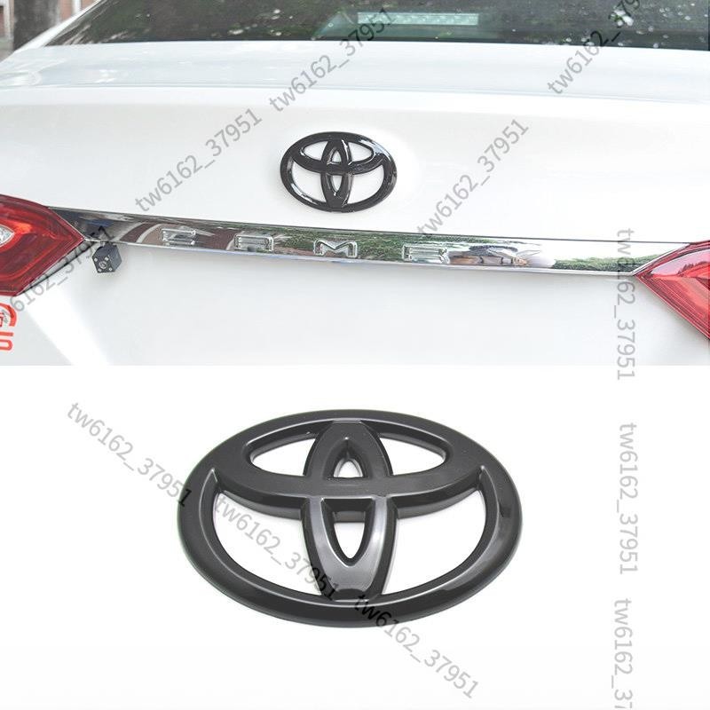 桃園直發TOYOTA前後標豐田車標貼免拆車標貼前後logotoyota黑化RAV4WISHCAMRYALTIS