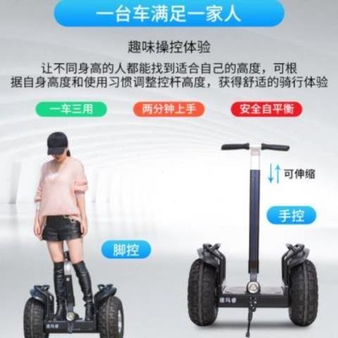 【這款是定制產品 全價請咨詢客服】德瑪睿M12新款電動智能平衡車成人折疊代步平行車大人上班腿控車