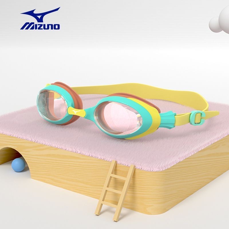 美津濃兒童泳鏡男童女童大寶寶遊泳眼鏡防水防霧高清專業遊泳裝備