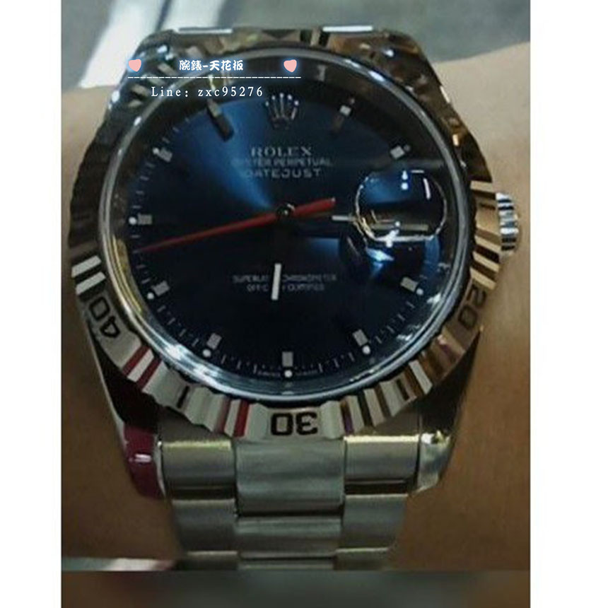 RSC全球保固 Rolex 勞力士 116264 藍面 紅針 單紅字 爬山虎 D字 盒單全 2005年126610