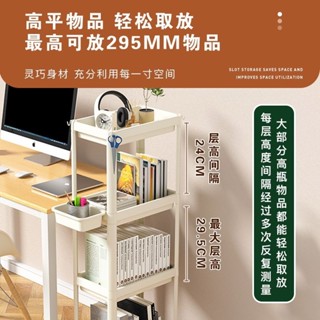 置物架落地式多功能臺式浴室移動廚房收納架桌麵傢用客廳加高架子 JB2M