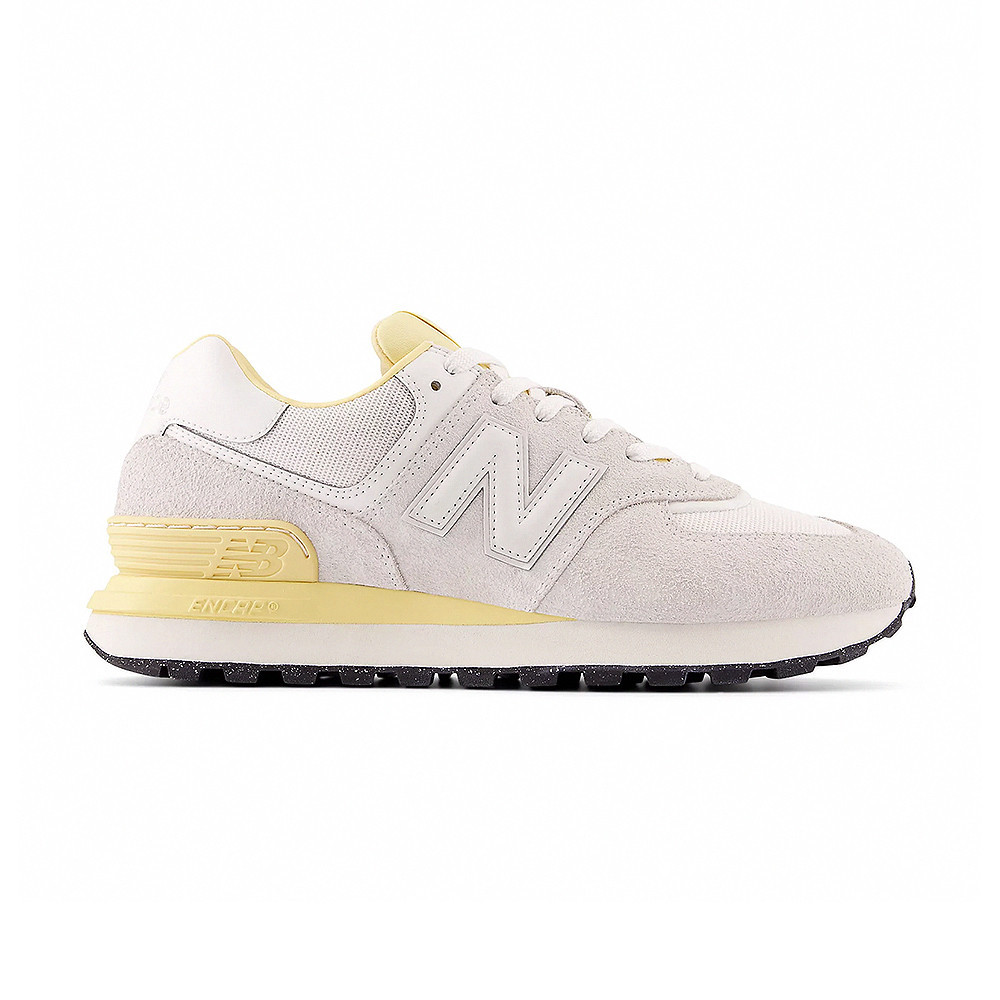 New Balance 男鞋 女鞋 灰鵝黃 麂皮 經典 網布 休閒鞋 U574LGWM