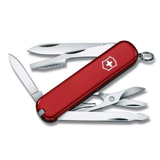 【Victorinox 瑞士維氏】瑞士刀 EXECUTIVE 10用刀 74mm-紅色 (0.6603) 墊腳石購物網