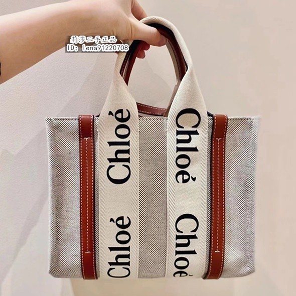 現貨二手 Chloe 蔻依 Woody tote bag 托特包 肩背包 斜背包 手提包 購物袋 現貨