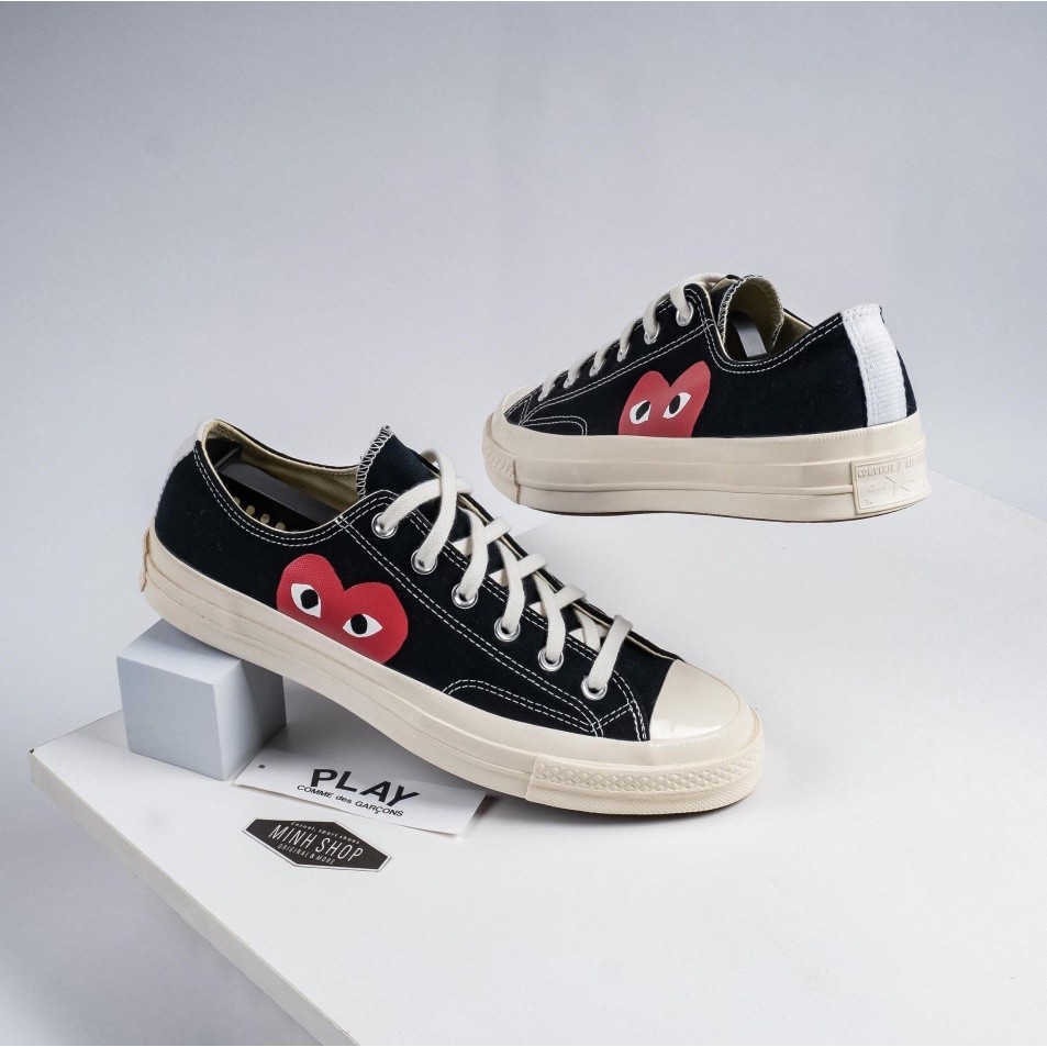 CDG PLAY x Converse Chuck Taylor 1970s 川久保玲聯名鞋 低筒帆布鞋1 50206C