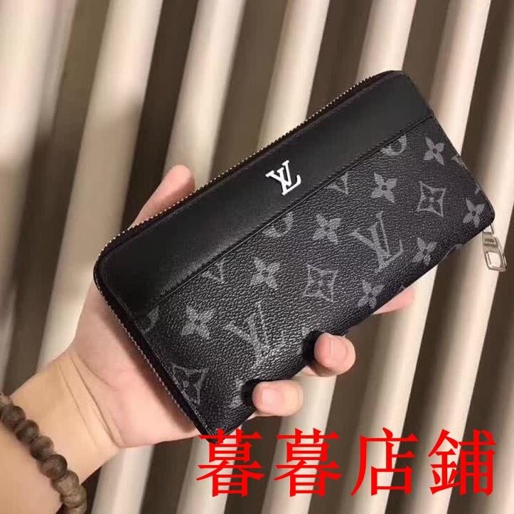 暮暮二手//頭層牛皮專櫃全新正品LV-Louis Vuitton 男女款長夾 錢包 皮夾 長夾信用卡包大隔層老