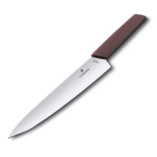 【Victorinox 瑞士維氏】SWISS MODERN 主廚刀 22cm-暗紅 (6.9016.221B) 墊腳石購物網