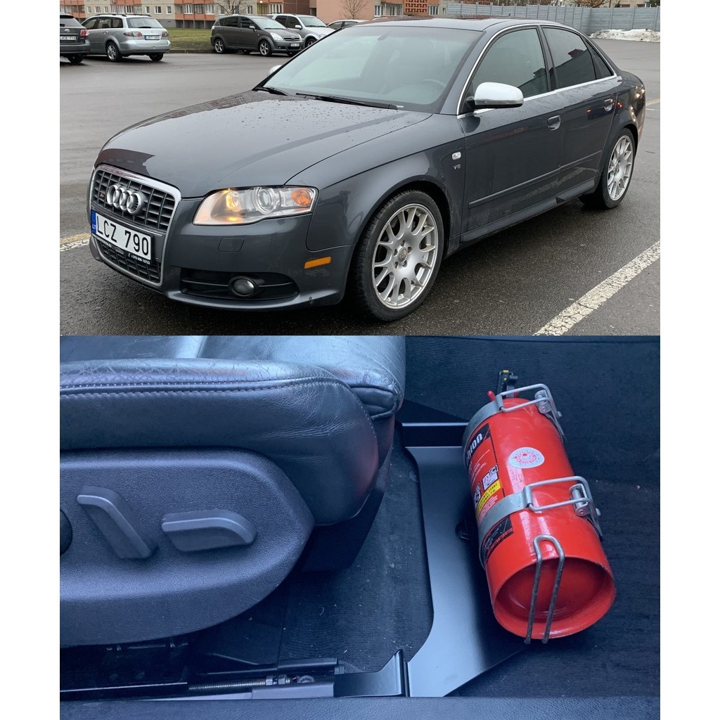 【汽車零件王】F4 fabrication 滅火器支架 Audi A4 S4 RS4 B8 / A3 S3 RS3 8V