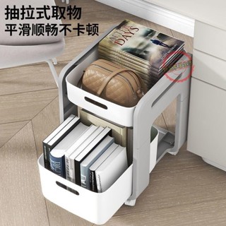 書包置物架 收納盒 收納架 置物架 廚房收納 辦公室桌面收納櫃桌下移動書架書包工位放包神器零食小推車置物架