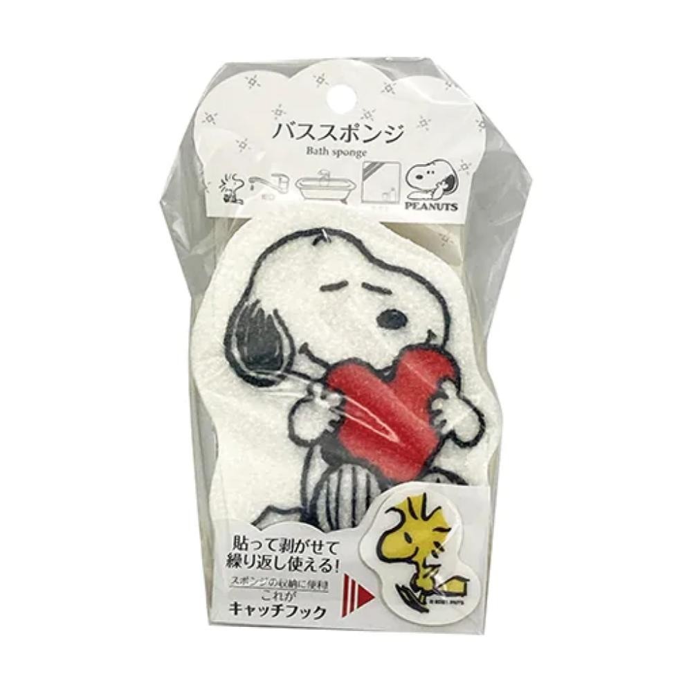 小哲日貨🕊️ 嚴選好物｜日本進口 史努比 Snoopy 浴缸專用清潔海綿