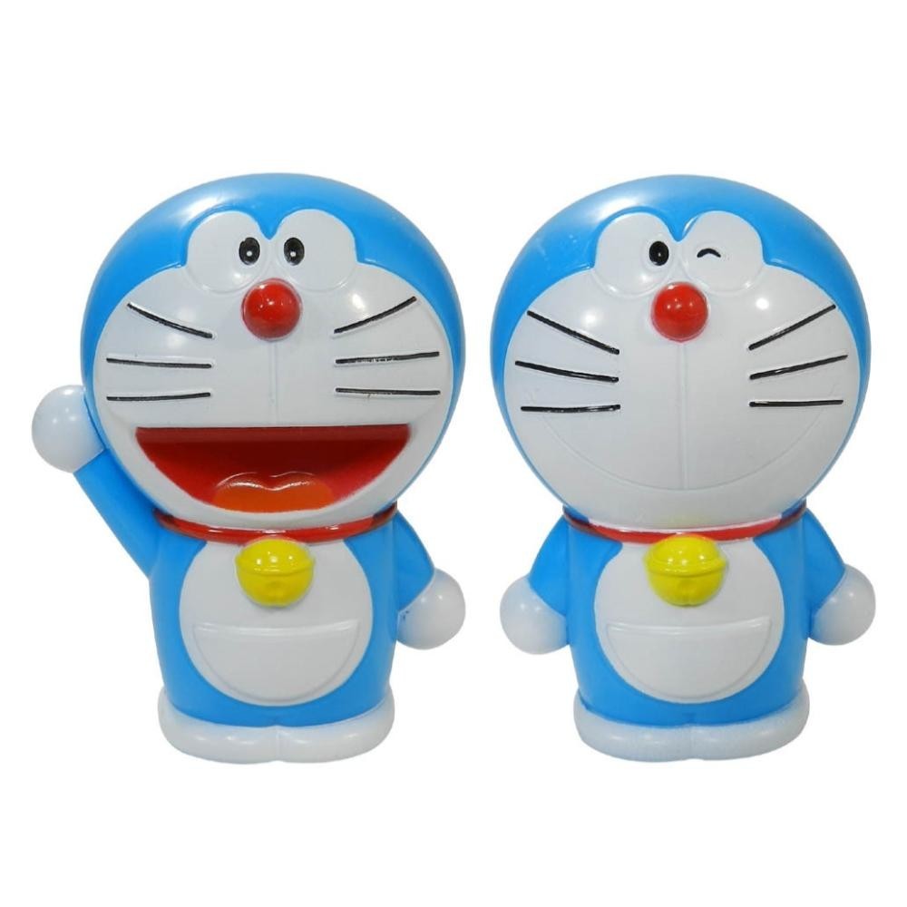 免運 日本進口 哆啦A夢 Doraemon 塑膠公仔存錢筒(全2種/隨機出貨) 賣場多款任選