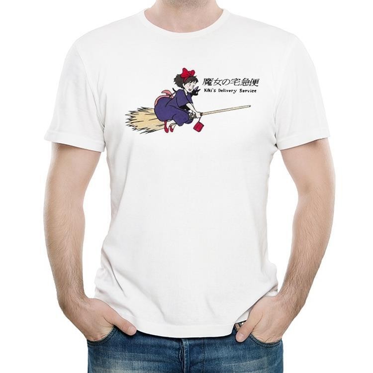 魔女宅急便T恤白色春季短袖衣服 Kiki's Delivery Service tshirt