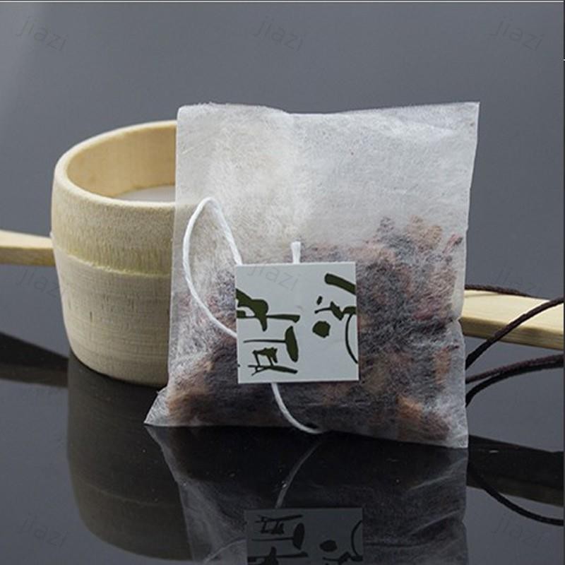 😀台灣熱賣😀 100個玉米纖維空泡茶袋 濾紙茶包袋裝 茶葉袋三角花茶袋