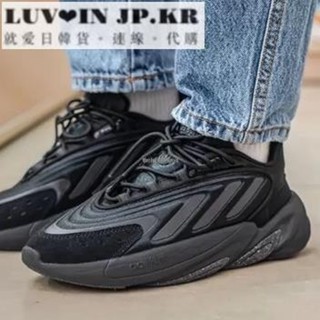 【日韓連線】Adidas Ozelia 2.0 全黑 厚底耐磨運動老爹鞋慢跑鞋 H04250 男女鞋