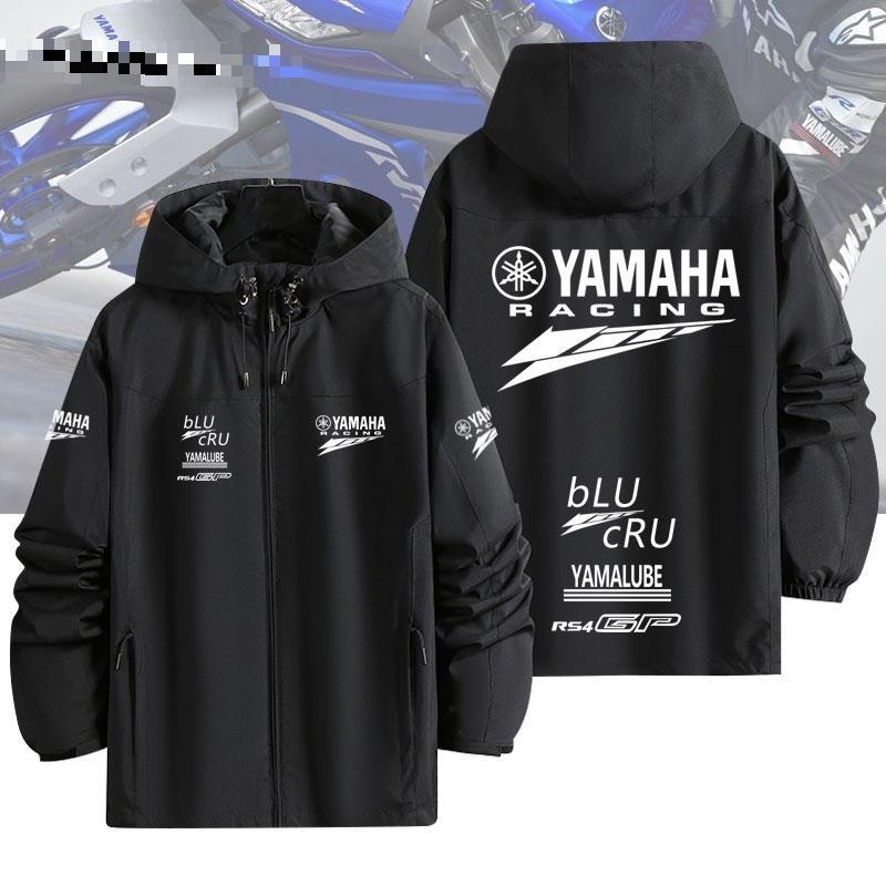 【欣芮服飾】YAMAHA雅馬哈摩托車GP廠隊賽車服沖鋒衣夾克外套內膽套裝衣服秋冬