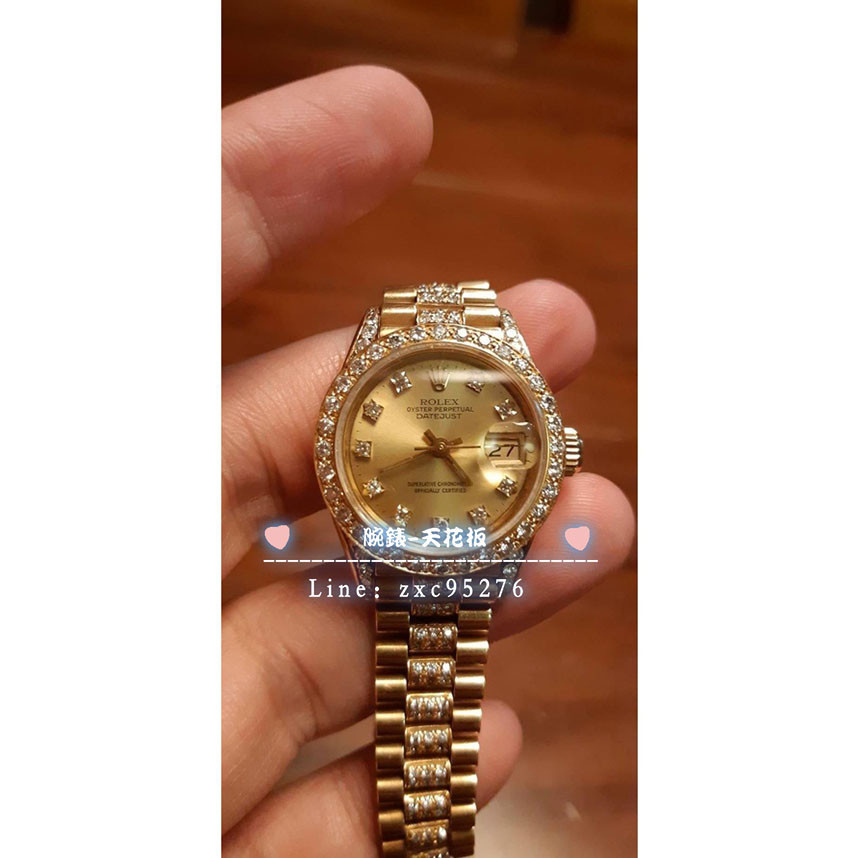 勞力士 69178 Rolex 女腕錶 18K黃金腕錶