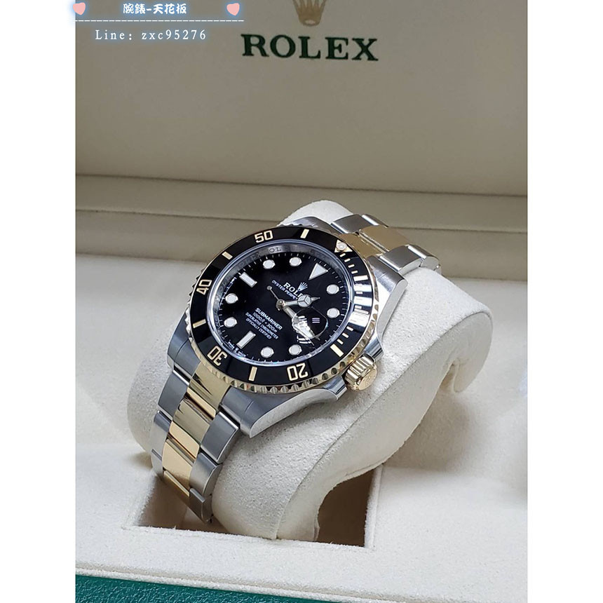 Rolex 勞力士 黑水鬼 黑面 半金 41Mm 3235 126613Ln 21年 116613腕錶