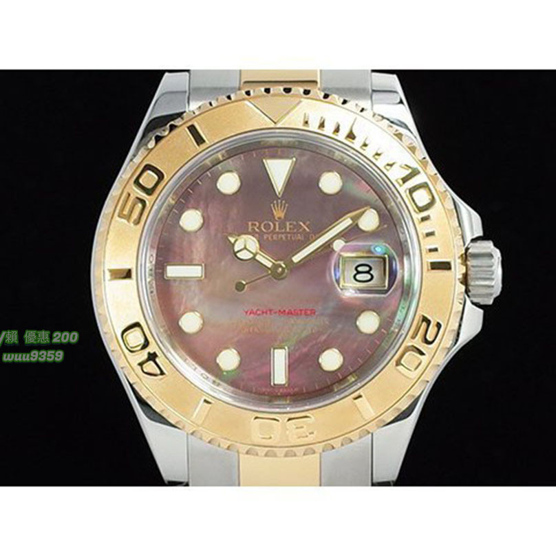 Rolex 勞力士 Yacht-Master 16623 遊艇 半金 珍珠貝母面 RG2167